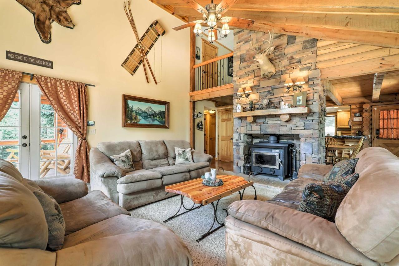 Cozy Utah Cabin With Deck And Fire Pit! Duck Creek Village Exterior foto