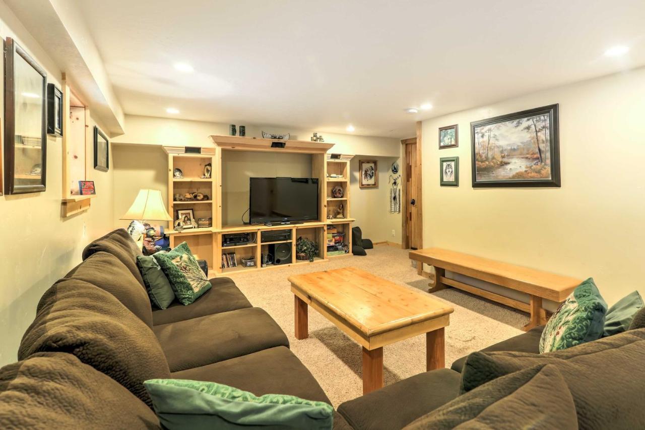 Cozy Utah Cabin With Deck And Fire Pit! Duck Creek Village Exterior foto